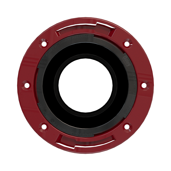 Oatey® 3 in. or 4 in. ABS Closet Flange with Metal Ring without Test Cap